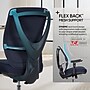 Sharper Image Flex Back Ergonomic Mesh Swivel Task Chair, Dark Blue (60118-DBLU)~#|#~242E90DB-47CC-4FA2-91F997EB2EE2ECC1_sc7