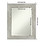 Amanti Art Dove Greywash Frame Wall Mirror, 30" x 24" (A42674593113)~#|#~2436DEF5-0A28-4C5F-947943AD2B6F0548_sc7