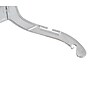 Nahanco 17" Plastic Medium Heavy Weight Dress Hanger, Clear, 100/Pack (507)~#|#~2437DFAA-F93A-4891-8047DBF7E16B6EE8_sc7