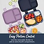 Bentgo Fresh Leak-Proof Bento Box, 3-Compartment, Navy, 26.4 oz. (BGOFR-2NV)~#|#~243B38B4-015B-42AE-9B81E0668B9B03A4_sc7