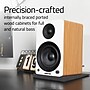Fluance Ai41 2-Way 2.0 Stereo Bluetooth Bookshelf Speakers with 5" Drivers, 90W Amplifier for Turntable, White Walnut (AI41WW)~#|#~243DA61D-87C7-41BD-A32DA010DF6CA4E9_sc7