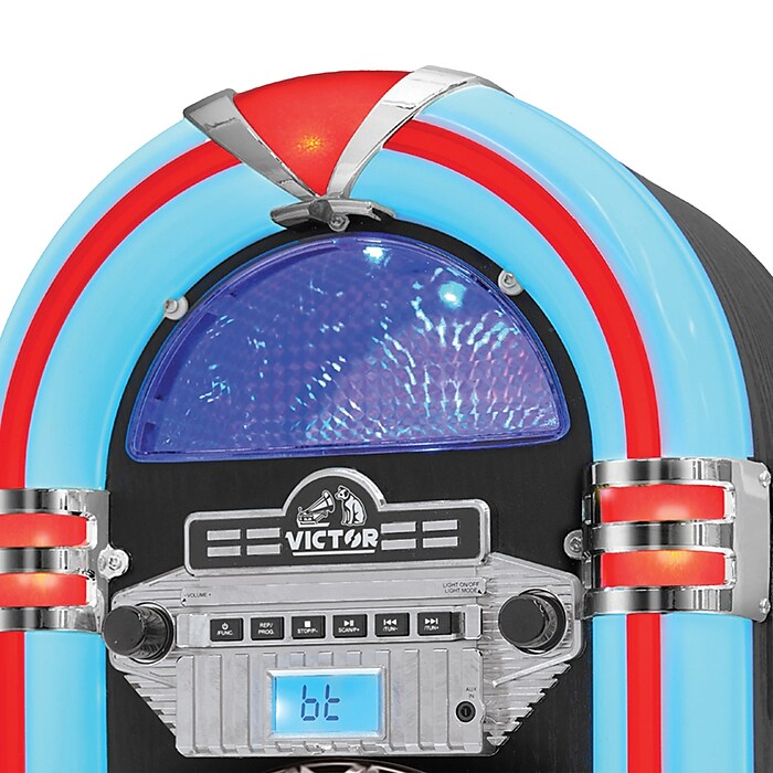 Victor Broadway Bluetooth Desktop Jukebox with CD Player
