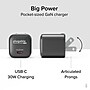 Plugable 30W GaN USB-C Travel Charger Block, Black (PS-30C1B)~#|#~24443DCB-9BC2-4813-BFC97AAE70A6351B_sc7