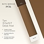 Blue Sky Nate Berkus Faux Leather Desk Pad, Tan (160536)~#|#~244A933F-B0E9-42DB-BC3F1B8241AF43B4_sc7