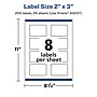 Avery Laser/Inkjet Multipurpose Labels, 2" x 3", Matte White, 200 Labels/Pack (94327)~#|#~245354EA-02B5-4048-A792E616644DD6D9_sc7
