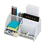 Mind Reader 7-Compartment Metal Desk Organizer File and Accessory Storage, White (JOEORG-WHT)~#|#~2453C7E1-7E49-4CC9-81F4101EF4D1234A_sc7
