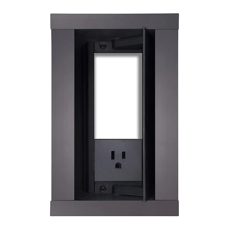 AMX HydraPort 1 Outlet Adapter, Silver (AMX-FG560-01S-NA) image 1