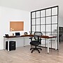 Regency Kee 66" L-Desk with 42" Return, Cherry/Chrome (ML662442CHBPCM)~#|#~245BE2F3-1E48-47C5-BFB78EAA4BBEEB72_sc7