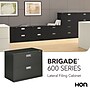 HON Brigade 600 Series Lateral File Cabinet, A4/Legal/Letter, 2-Drawer, Charcoal, 36"W~#|#~245F1AC5-A921-4DB5-861BF2255EE3E4B2_sc7