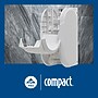 Georgia-Pacific Compact 2-Roll Vertical Coreless Toilet Paper Dispenser, White (56767A)~#|#~2467325B-22D1-4E40-A340EC6953E621E7_sc7