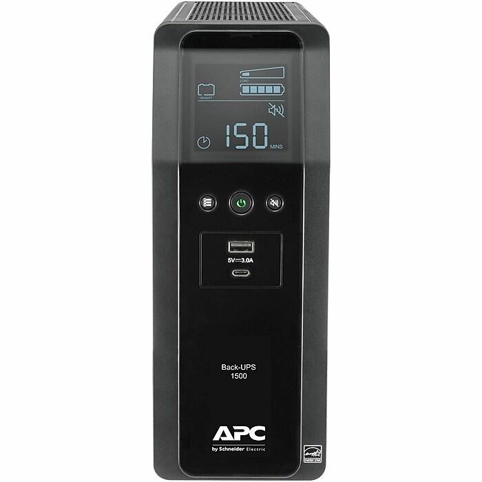 APC Back-UPS Pro BN 1500VA 10-Outlet UPS with 2 USB Charging Ports