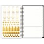 2025 Blue Sky Day Designer Swiss Dot 5" x 8" Weekly & Monthly Planner, Plastic Cover, Black/Gold (148135)~#|#~246C6260-BDBE-493F-911C6CB604A5CBBC_sc7