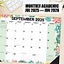 2025-2026 Willow Creek Succulents 17" x 12" Academic Monthly Desk Pad Calendar, Multicolor (56950)~#|#~246E56E1-8D82-4AEB-A5FBD4DADBB55694_sc7