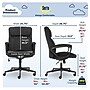 Serta Hannah I Ergonomic Microfiber Swivel Executive Chair, Black (43670D)~#|#~247509EA-A6A5-46B3-85CD9E14B3FF4B5D_sc7