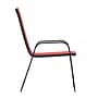 Flash Furniture Brazos Series Outdoor Stack Chair, Red, 4/Pack (4JJ303CRD)~#|#~24841AEB-9344-4D0C-A545BF7FBA241423_sc7