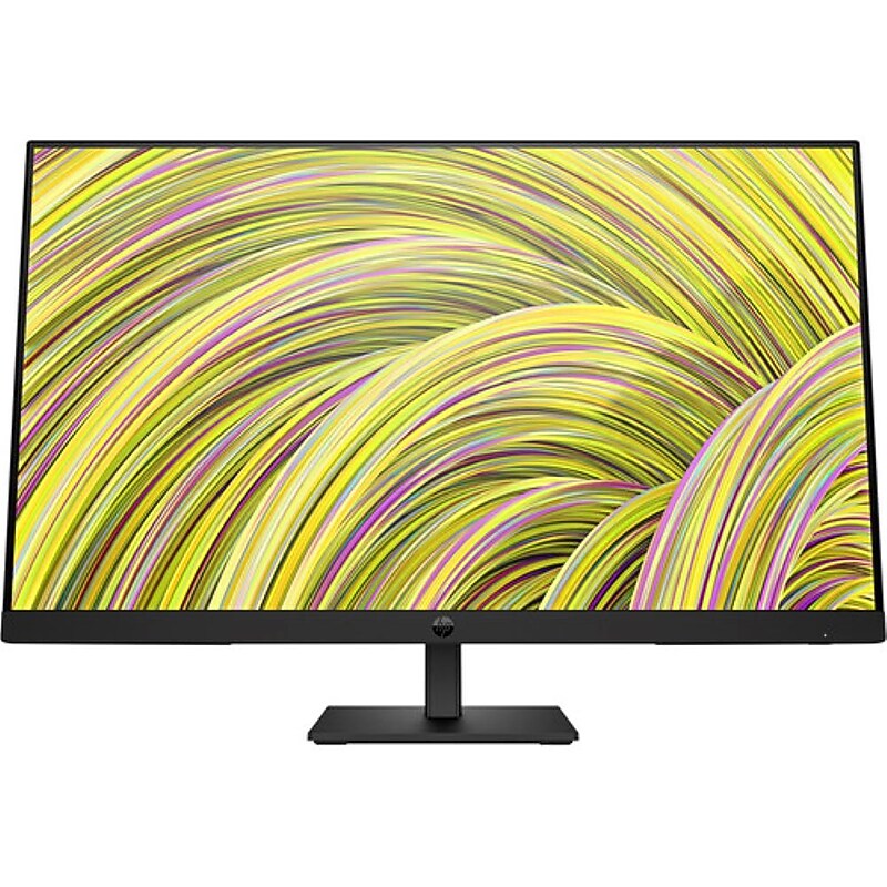 HP 64W41AA 27" Curved FHD 75Hz LED V-Sync Monitor, Height Adjustable, Black (64W41AA) image 1