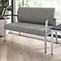 Bush Business Furniture Arrive Vinyl Waiting Room Loveseat, Light Gray (CH3903GVL-03)~#|#~24989ED7-8BFB-4990-B24F04E7B40CCB8E_sc7