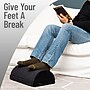 Mind Reader Adjustable Height Air-Cloud Memory Foam Footrest, Black (FTPLUSH-BLK)~#|#~249BAD80-12CC-416D-A18DDF10B695E95B_sc7