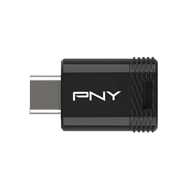 PNY Elite-X Fit 64GB 3.2 Flash Drive, Black (P-FDI64GEXFITC-GE) image 1