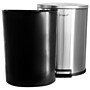 Elama Stainless Steel Indoor Step Trash Can, 13 Gallon, Silver (938121375M)~#|#~24A132EC-DEC5-4564-AD0CE871B89E1443_sc7