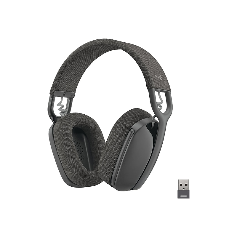 Logitech Zone Vibe 125 Noise Canceling Bluetooth Mobile Headset, Graphite (981-001198) image 1