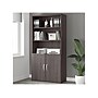 Bush Business Furniture Studio A 73"H 5-Shelf Bookcase with Adjustable Shelves, Storm Gray Laminated Wood (STA010SG)~#|#~24A7B434-B83C-4FFF-912690E7BE8CEEB0_sc7