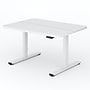 FlexiSpot ET2 55"W Electric Rectangular Adjustable Standing Desk, White ~#|#~24A8A248-9D46-45F9-A3FB873F606A3969_sc7