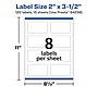Avery Laser/Inkjet Rectangle Multipurpose Labels, Matte White, 120 Labels/Pack (94238)~#|#~24AA9BAC-B817-4896-8D14BBABF1BF530C_sc7