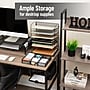 Mind Reader Metal Desk Organizer, Black (VFILEDR-BLK)~#|#~24ACFEC9-2D5A-4743-AA19EFF857246838_sc7