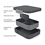 bentgo Modern Lunch Box, Dark Gray, 44 oz. (BGOMDN-DG)~#|#~24AD6A77-5DC8-4FBD-989E4FEE55F15DA9_sc7