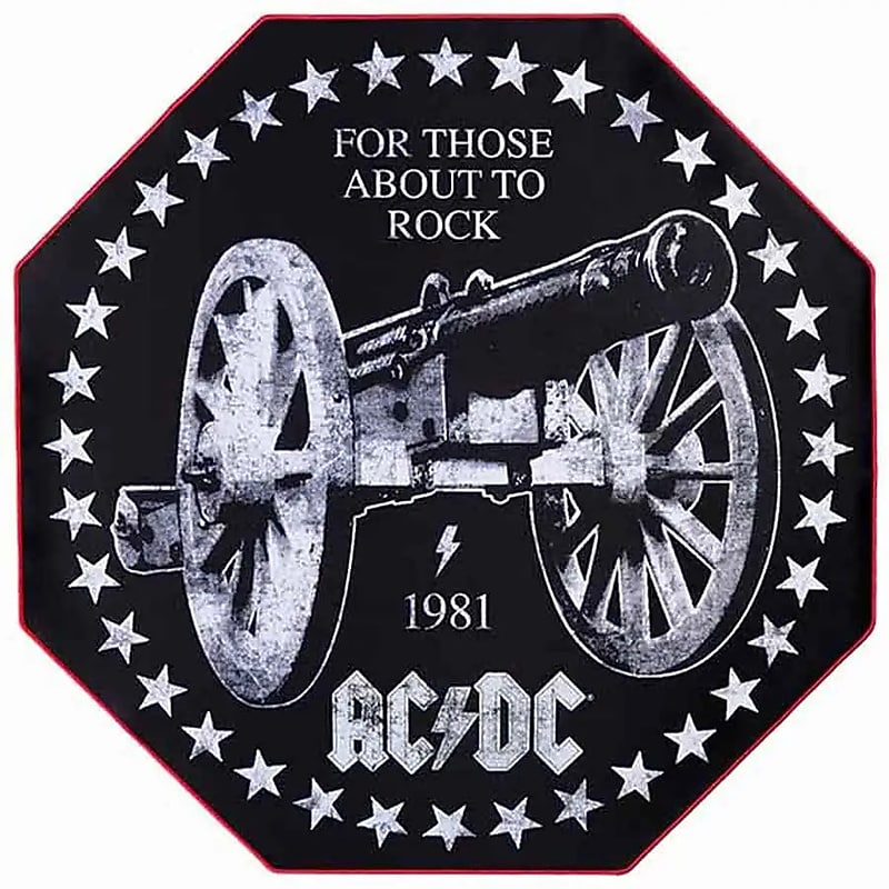 Subsonic AC/DC Gamer Floor Mat (SA5550-A1) image 1