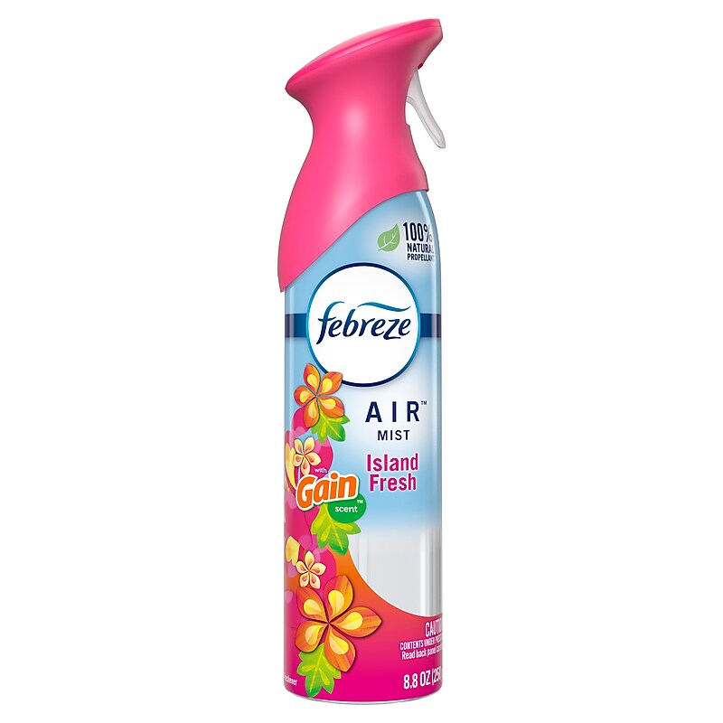 Febreze Odor-Fighting Aerosol Air Freshener, Island Fresh Scent, 8.8 oz. (96253) image 1