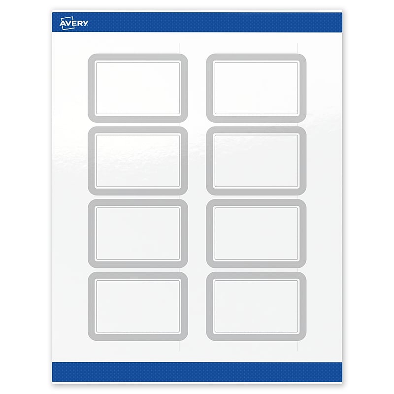 Avery Laser/Inkjet Rectangle Multipurpose Labels, 2" x 3", White, 80/Pack (S00-F38) image 1