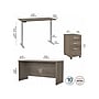 Bush Business Furniture Studio C 60"W Electric Height Adjustable Standing Desk w/ Credenza & File, Modern Hickory (STC017MHSUFA)~#|#~24B75C72-3456-4C9B-8018BF3B14F714CC_sc7
