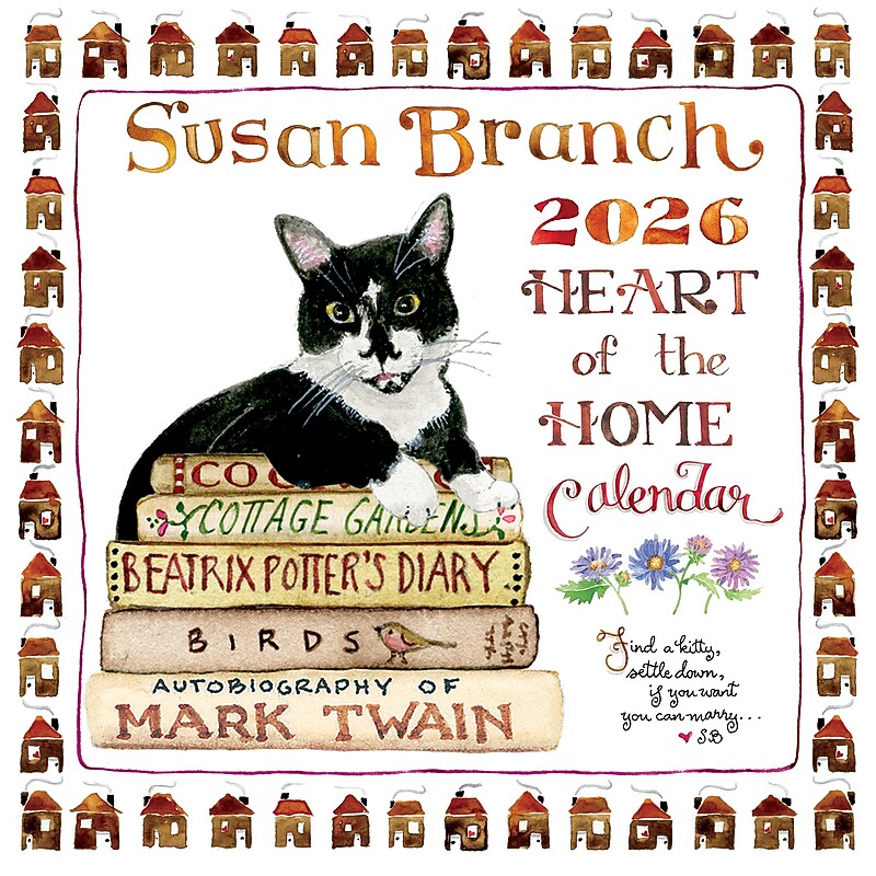 2026 TF Publishing 12" x 17" TF Publishing 12" x 12" Susan Branch Wall Calendar 26-1120 image 1