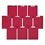 Davis Group Premium Polypropylene Clipboard, Letter Size, Red, 10/Pack (4511-03-10)~#|#~24BBE94A-503C-4DA6-BB4FCA432F4B0A2C_sc7
