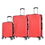TUCCI COLPI 3-Piece Hardside Luggage Set with Spinner Wheels, Red Geometric (T0463-03PC-RED)~#|#~24C106F9-7385-4913-B2F700D07E2C7044_sc7