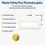 Avery Laser/Inkjet Rectangle Multipurpose Labels, 1" x 2-5/8", White, 160/Pack (S00D1B)~#|#~24C5F066-9666-4004-90F5FDBF26B76057_sc7
