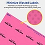 Avery Round Laser/Inkjet Multipurpose Labels, 1-5/8" Dia, Bright Pink (800/Box)~#|#~24C63393-20C9-41CA-B10BE179A9950FE4_sc7