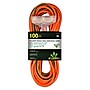 GoGreen Power 100' Indoor/Outdoor Extension Cord, 3-Outlet, 14 AWG, Orange (GG-15100)~#|#~24C708AB-126F-476A-83CFEF87553AF17B_sc7