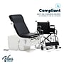 Viva Comfort Pointe Power Adjustable Exam Table with Stirrups, 450 lbs. Capacity, Black (ADI996-10-BLK-MK)~#|#~24C84312-A1E8-4F61-93891E06805650C2_sc7