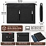Vangoddy Exo Woolen Felt 15.6" Laptop Sleeve, Black (NBKLEA795)~#|#~24CA1484-0061-499B-B4669BC28093CEE5_sc7