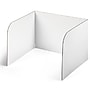 Classroom Products Foldable Cardboard Freestanding Privacy Shield, 13"H x 20"W, White, 20/Box (1320 WH)~#|#~24CAD750-09D9-424E-B6B17110F42E2F13_sc7