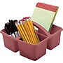 Teacher Created Resources Plastic Storage Caddy, 9" x 9.25" x 5.25", Deep Rose, 6/Bundle (TCR20954-6)~#|#~24CE18A1-621D-41F3-82820D23FFA17652_sc7