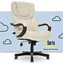 Serta Big and Tall Ergonomic Bonded Leather Swivel Executive Chair, Ivory (43506B)~#|#~24D076B7-46F1-4DFB-97A145475E09A064_sc7