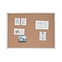 U Brands Basics Cork Bulletin Board, Silver Frame, 4' x 3' (022U00-01)~#|#~24D0A88E-DD1A-42DB-87D2881BC9FF50B3_sc7