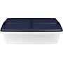 Home Logic 34 Qt. Latch Lid Plastic Storage Tote, Clear/White, 6/Pack (7103-010000044)~#|#~24D427BA-DD5E-478C-92EB60A966A0CD9F_sc7