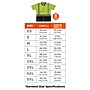 GloWear 8286BK High Visibility Short Sleeve Black Bottom T-Shirt, ANSI Type R Class 2, Lime, Medium (22163)~#|#~24D4F50A-D2D5-4939-9D9880A49B25F8C3_sc7
