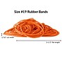 Alliance Non-Latex Multi-Purpose #19 Rubber Bands, 3-1/2" x 1/16", Orange, 360/Pack (37198)~#|#~24D6B759-A11B-4B91-B8AADC7A4574CD34_sc7