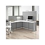 Bush Business Furniture Office in an Hour 63"H x 65"W L-Shaped Cubicle Panel Workstation, Pure White (WC36194-03K)~#|#~24D81487-5682-44A7-B6A191C28152E83F_sc7